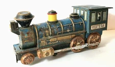 Vintage Train Model Railroad Tin Plate Modern Toys      m