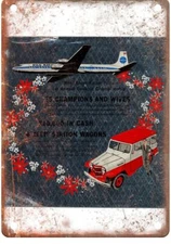 Vintage Auto Ad Cookout Champion Bar-B-Tricks 1959 Reproduction Metal Sign A1836