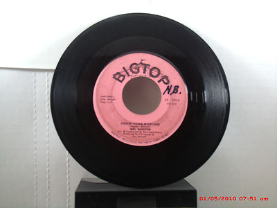 MEL GADSON -(45)- COMIN'  DOWN WITH LOVE/ I'M GETTING SENTIMENTAL OVER YOU- 1960