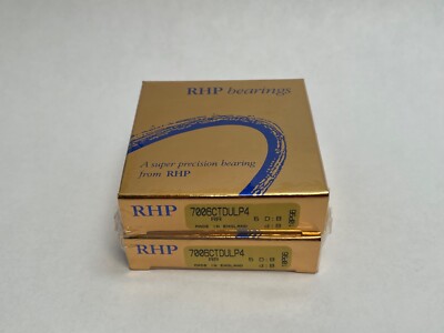 RHP 7006CTDULP4 Bearing 30x55x13 mm 7006C 7006-C-T-DUL-P4 England 2 Pcs