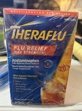 Theraflu (3 PK) Flu Relief Max Strength Packets 6 Ct Ea Honey Lemon Exp 2/26