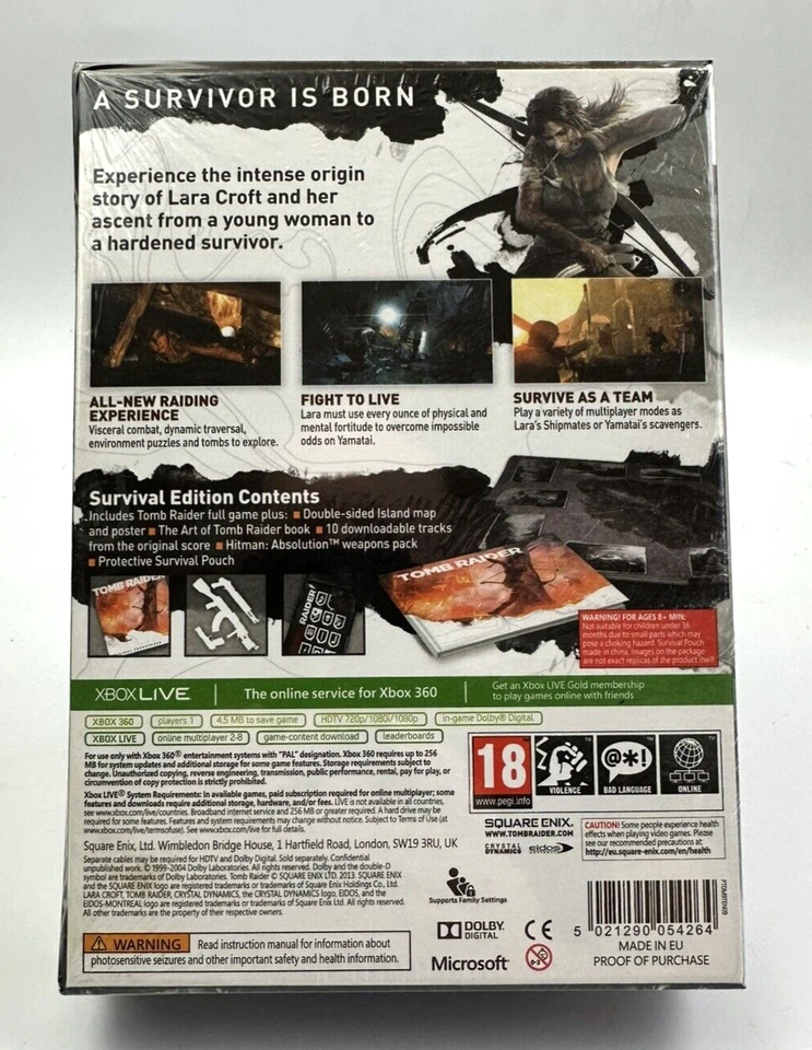 Xbox 360 Tomb Raider: Survival Edition, New Factory Sealed - Image 2 of 4