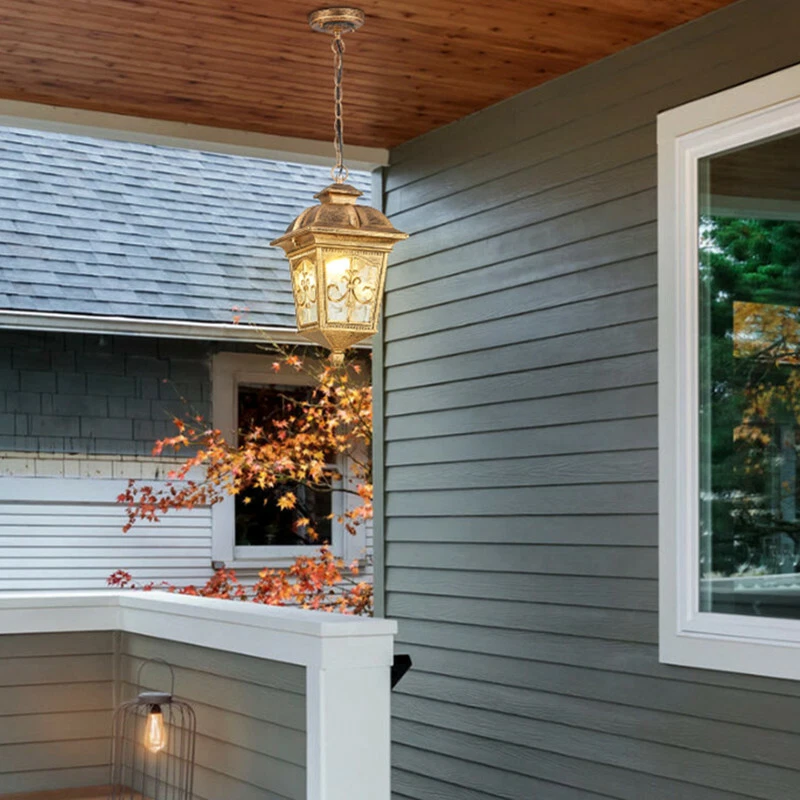 Outdoor Pendant Light Balcony Lamp Bar Chandelier Lighting Garden