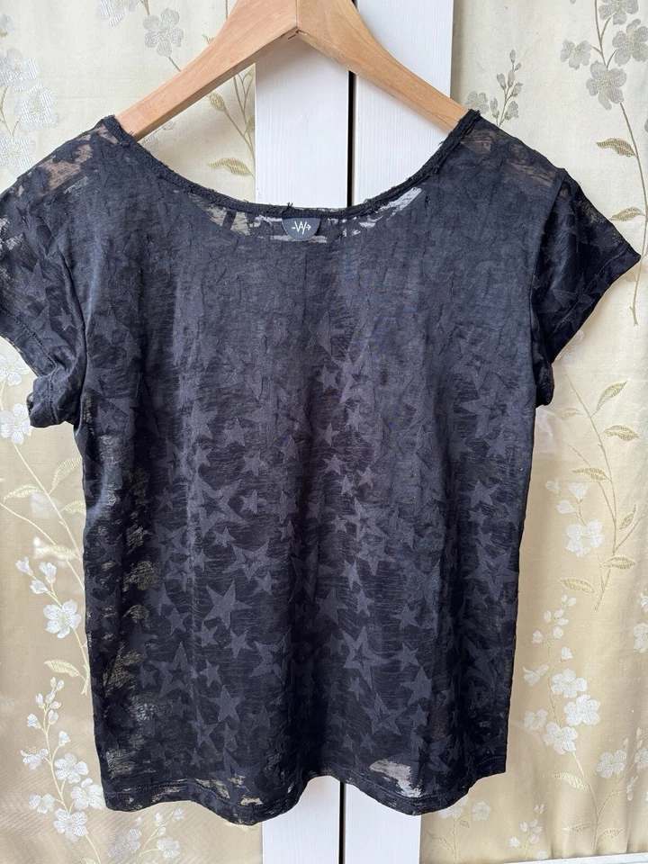 IKKS WAY transparent stars T-shirt - size M (Junior size) - Image 4 of 4