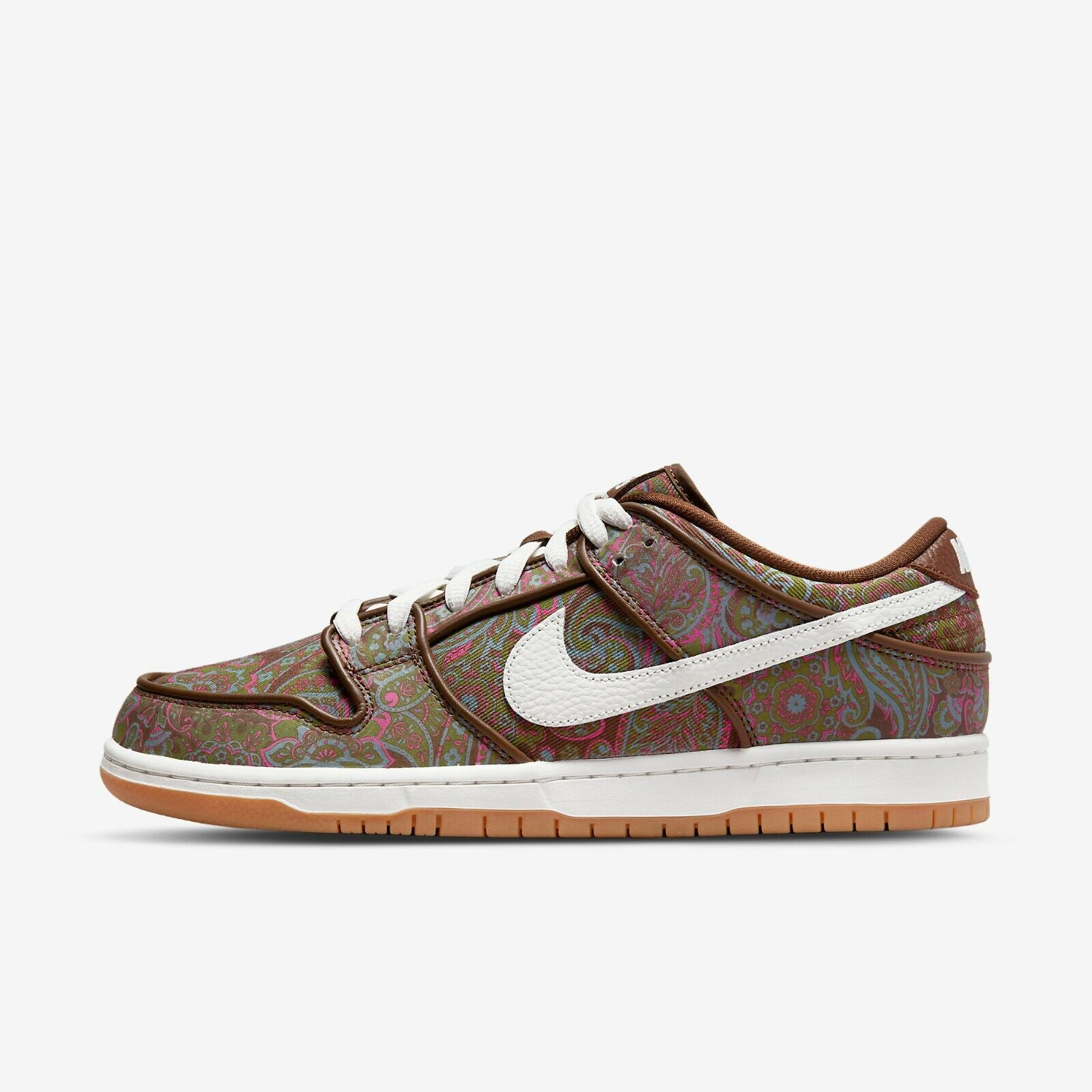 Nike SB Dunk Low Pro PRM Paisley Brown DH7534-200 - Express Shipping