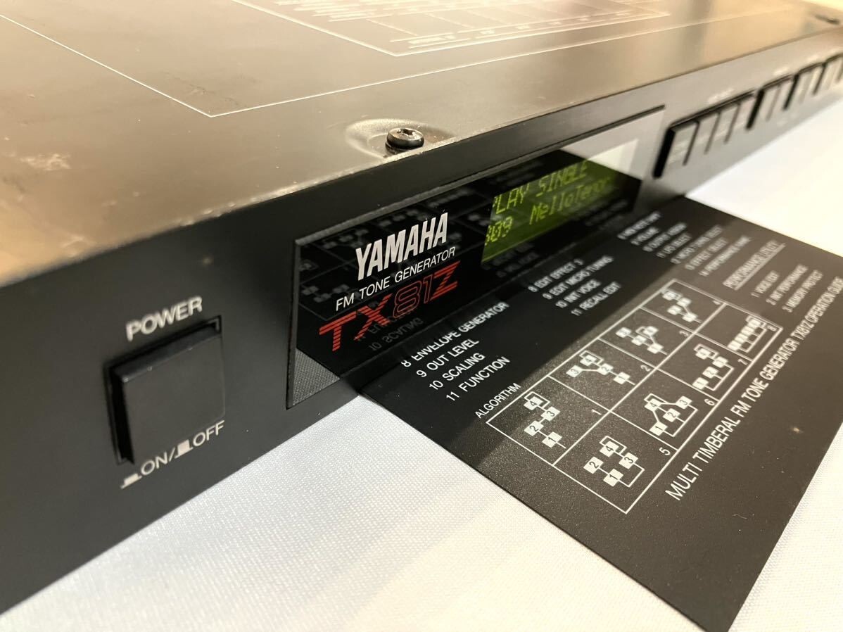 YAMAHA TX81Z FM Sound Source Synthesizer FM Tone Generator YAMAHA TX81Z FM Sound Source Synthesizer FM Tone Generator