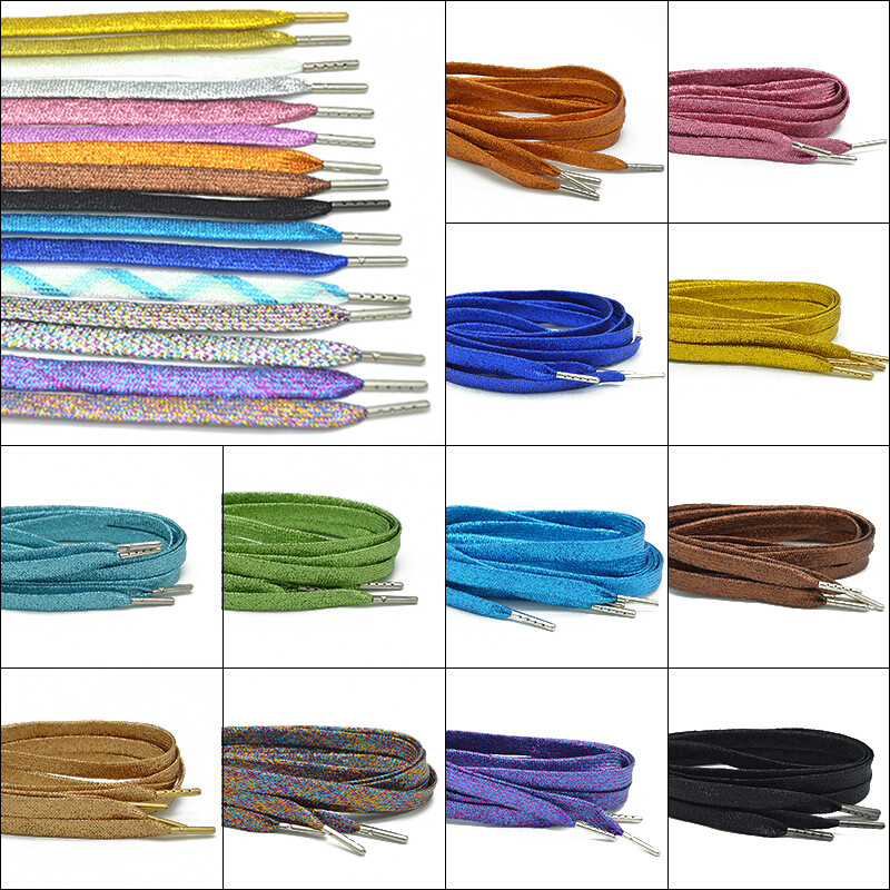 Sneakers Shoelace Shoe accessories flat elastic soild unisex rope shoelaces wi
