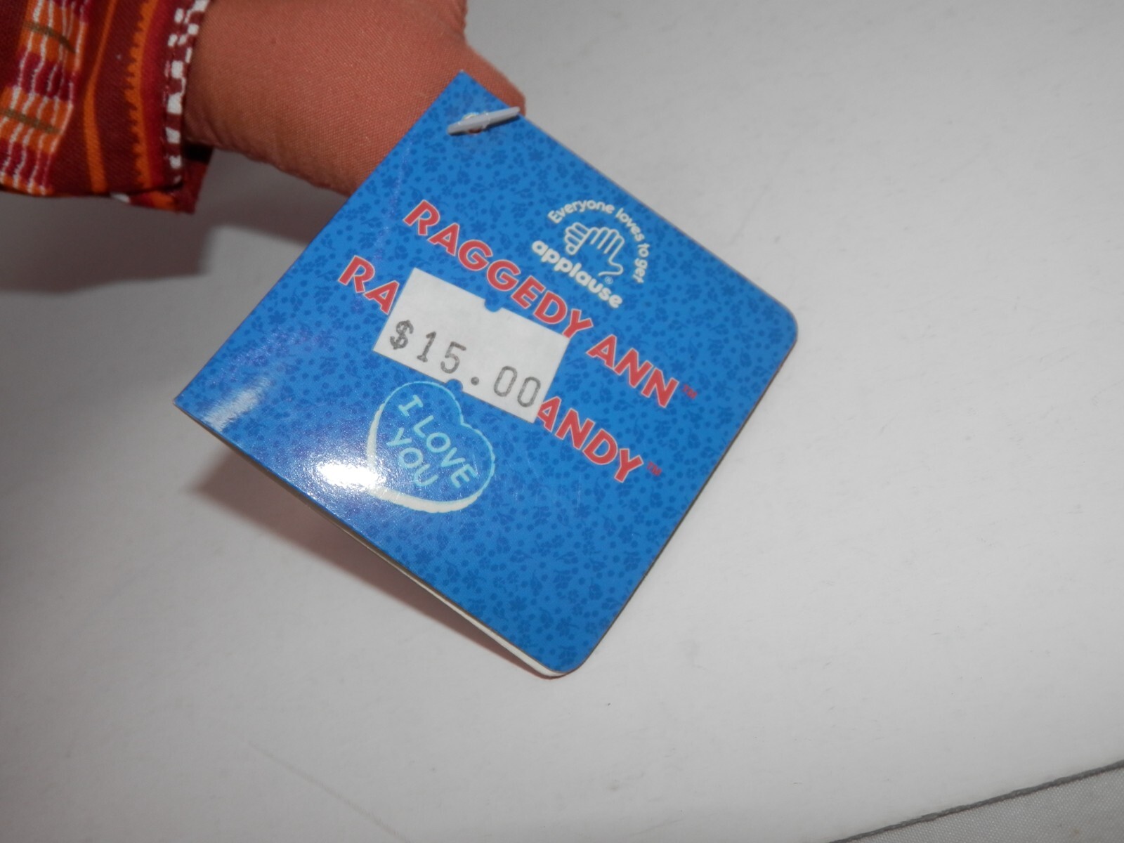 Applause Ethnic Raggedy Andy Doll - 12" Black African-American Plush Toy New NWT