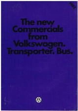 VW TRANSPORTER T25 VAN BUS PICK-UP ORIGINAL 1982 FACTORY UK SALES BROCHURE