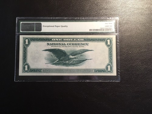 1.00 1918 Federal Reserve Bank Boston PMG 63 Choice Uncirculated EPQ - Picture 3 of 3