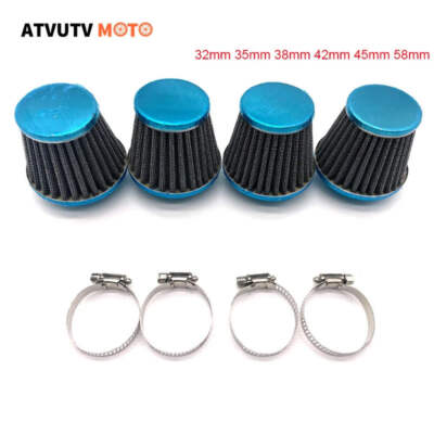 1pcs Universal 32mm 35mm 38mm 42mm 45mm 58mm Mushroom Head Carburetor Air Filter
