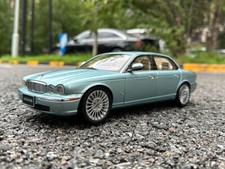 Almost Real AR 1:18 Jaguar XJ6 X350 Diecast Model Car Gifts Display Silver blue