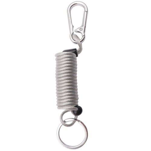 Key Hook Keychains for Backpacks Stretchy Spirals Keyring Coil Spring Keychains - 第 4/14 張圖片