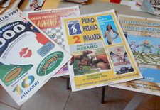 lotto 4 LOTTERIE 1998: AGNANO,ITALIA,EUROPEA,MERANO, 35 cm,cartoncini