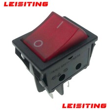 4 Pin Rocker Switch Canal R Series Red Illuminated Double Pole 20A 16A