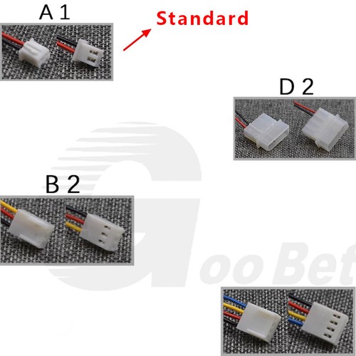 30 40 50 60 70 80 90 120mm PC Gehäuse Lüfter Kühler Leise 12V 24V DC 2 pin Kabel - Bild 4 von 5