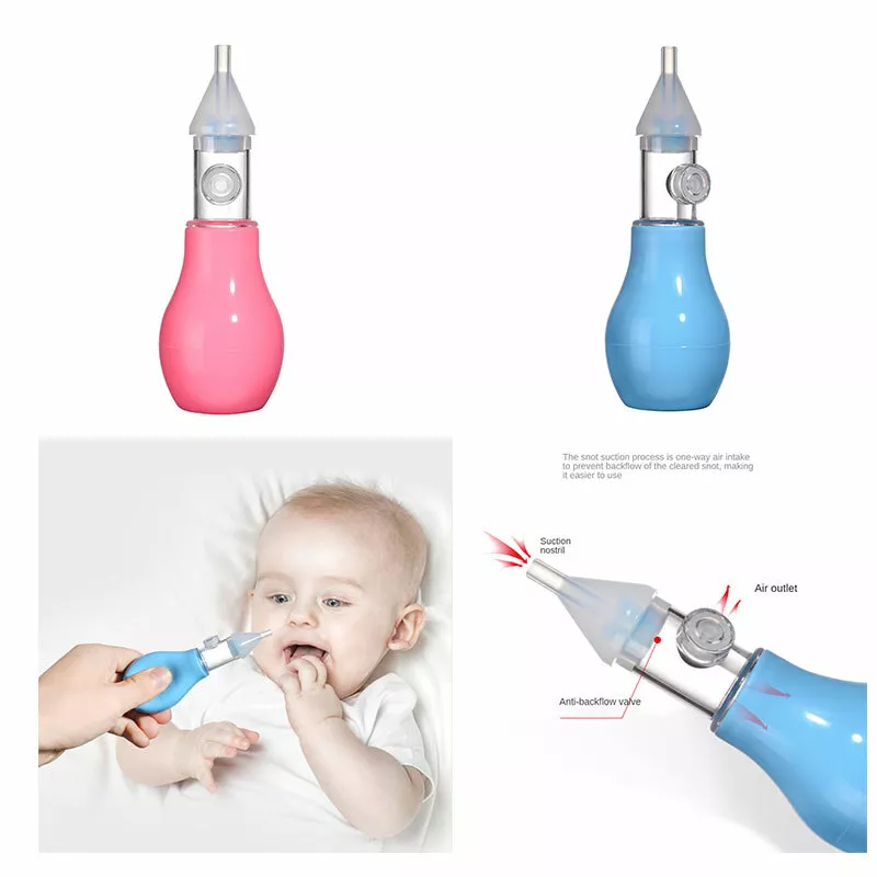 Mumlove Silicone Baby Nose Cleaner Pump Infant Sucker Newborn Nasal Va