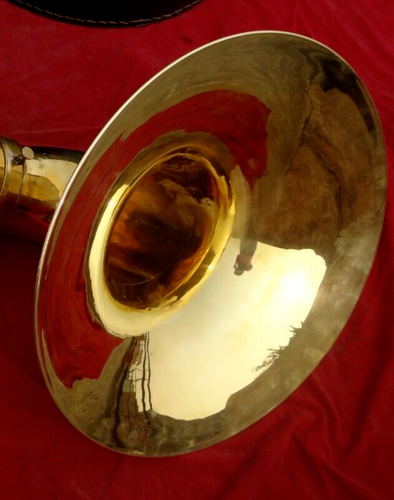 ISousaphone Horn Bell 22 Inches Diameter Made of Pure Brass With Free Bag - Picture 3 of 5