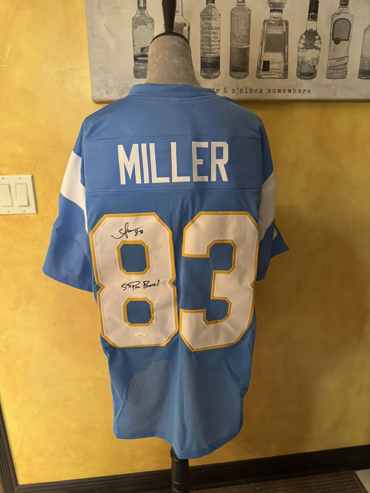 Anthony Miller Autographed Signed Los Angeles Chargers / Jersey JSA San Diego Chargers 5x Pro Bowl 