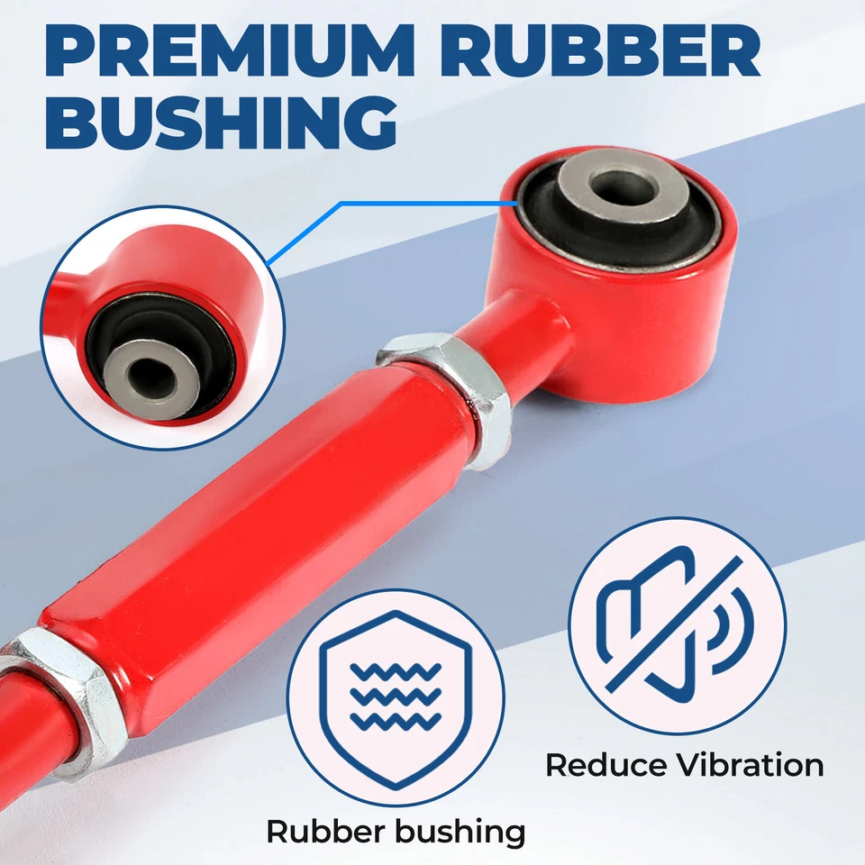 Suspension Rear Camber Control Arms Toe Kit for Accord TL 08-2013 Powder Coated - Image 4 of 4