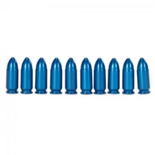 A-Zoom Snap Caps 9mm Blue Metal Snap Caps Value Pack of 10-15316