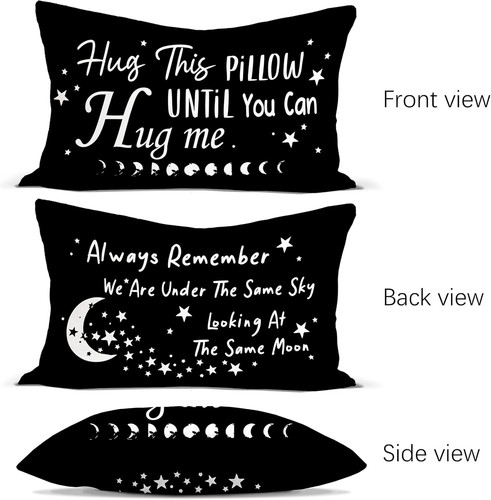 Hug Me Moon Pillow Covers Girlfriend Boyfriend Remember Me Gifts Decorative New - Picture 3 of 11