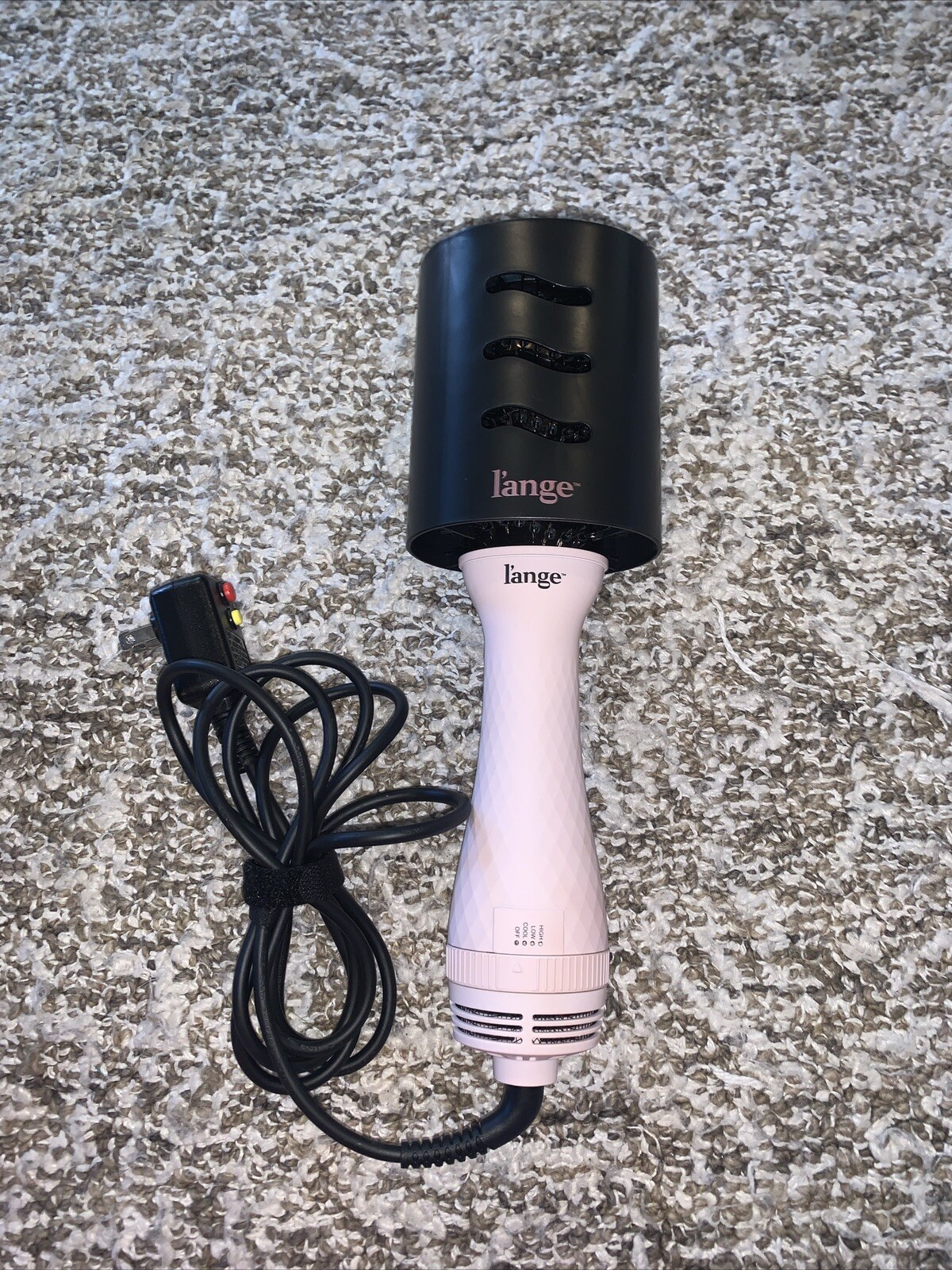 L'ANGE HAIR Le Volume 2in1 Titanium Blow Dryer Brush In Blush Pink eBay