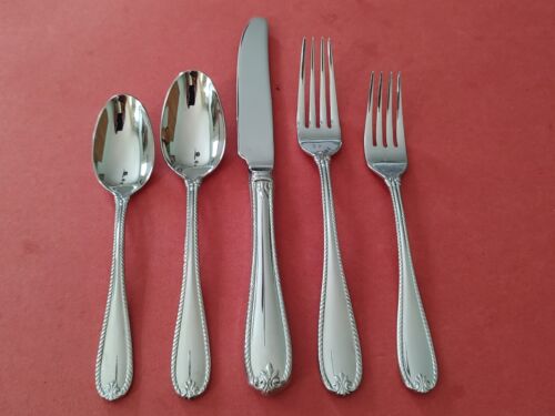 Lenox TUDOR PERLINE 18/10 Piattiere Inox SCELTA Forchette Cucchiai Coltelli + AUGUSTA - Foto 2 di 23