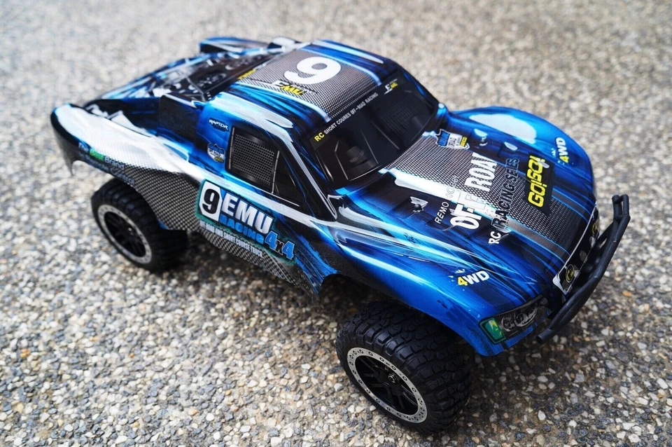 Remo hobby 9EMU 4X4 Brushless 1/10 4WD RTR Short Course Truck —NOT Traxxas SLASH - image 1 of 4