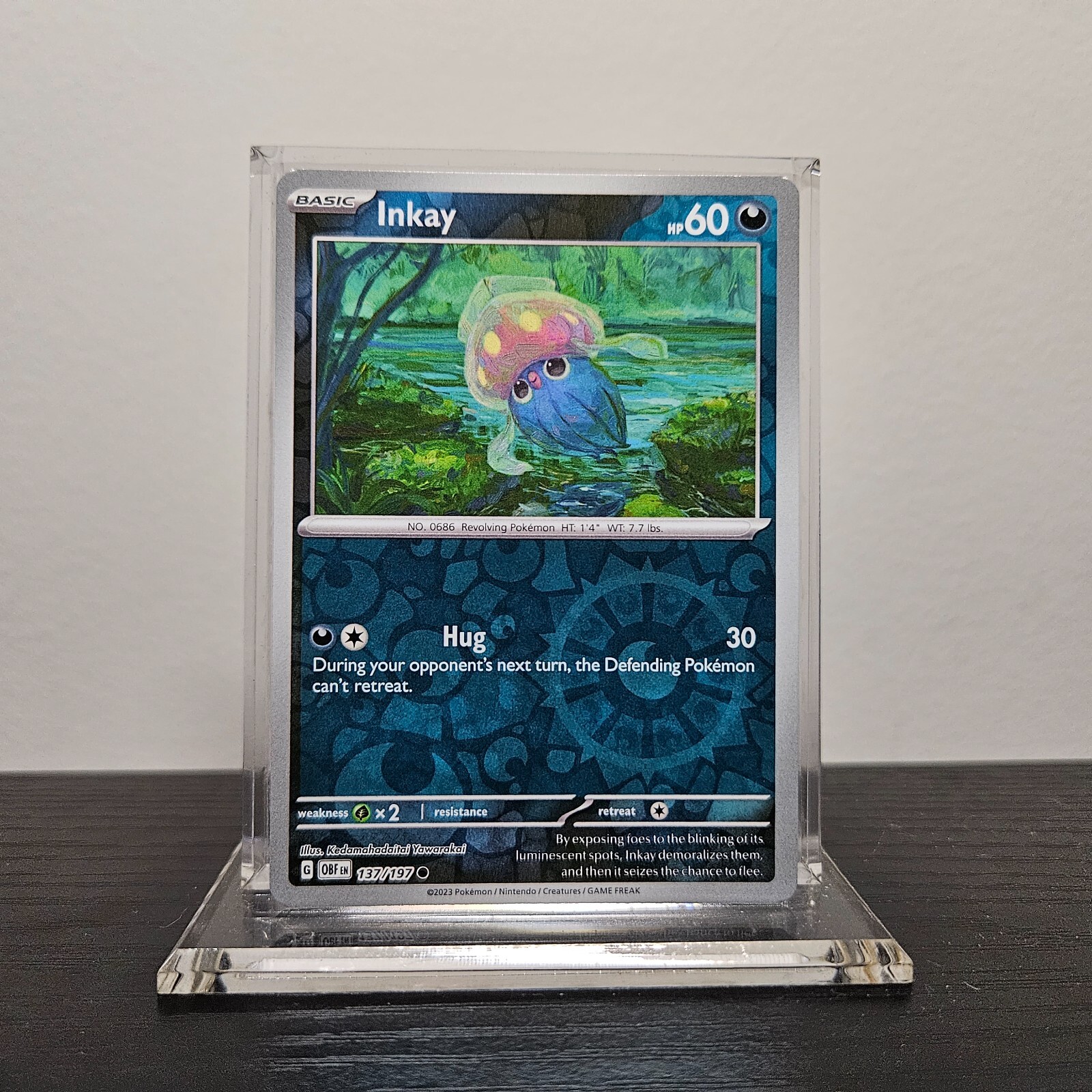 Inkay 137/197 Reverse Holo Common Pokemon TCG Obsidian Flames NM eBay