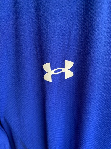 Under Armour Blue Polo Golf Shirt Colorado Patch Men Large - Imagen 3 de 12