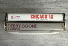 Vintage Lot of 2 Various Cassette Tapes Chicago IX Debby Boone