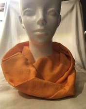 handmade Japanese KIMONO fabric silk100 Loop Scarf