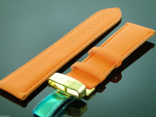 King Master Single pin leather band 24mm All Color Black, Red, Yellow, Gray, Blu - Picture 5 of 7