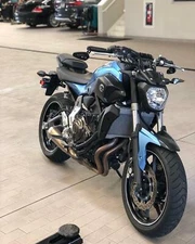 Motorcycle Black 7/8" Handle Bar End Mirrors For Yamaha FZ-09 FZ-07 YZF R6 R1 A