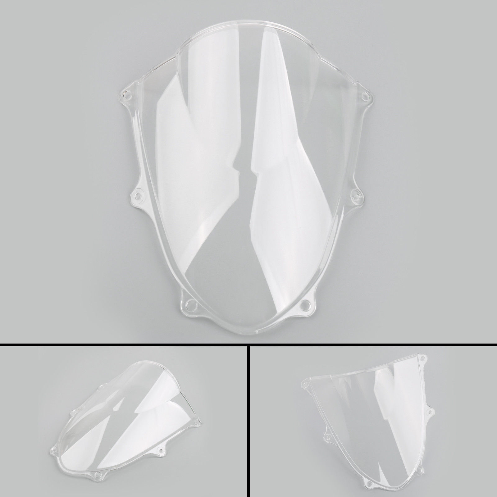 Bulle double courbure GSXR 1000 protection vent circuit 2017