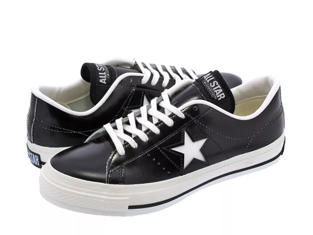 NEW CONVERSE ONE STAR J WHITE BLACK MADE IN JAPAN Shoes Sneakers With  Tracking