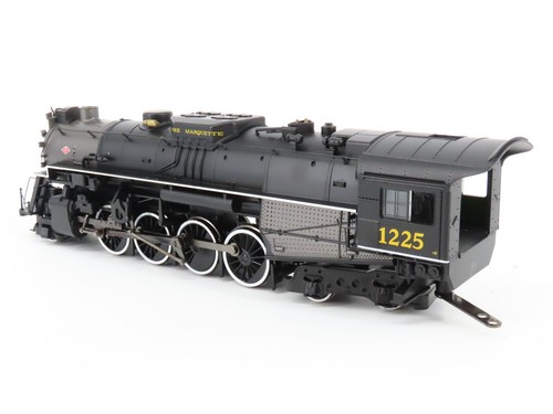 HO Scale Bachmann 50901 PM Pere Marquette 2-8-4 Berkshire Steam #1225 w/ DCC - Picture 5 of 22