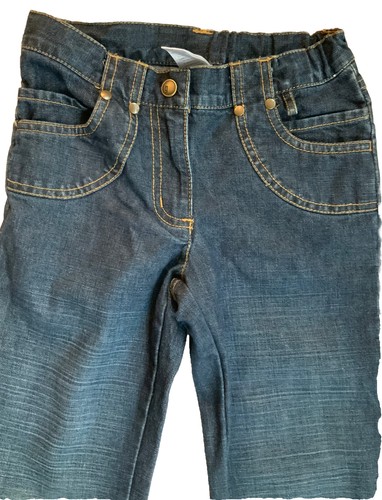 Gymboree Tres Chic Black Swing shirt Top & Denim Jeans Hearts Size 8 Slim - Picture 3 of 7
