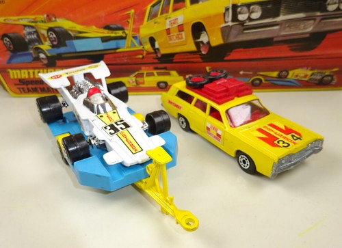 Superking K-46A Commuter "Team Matchbox" Racing Set gelbe K-46 & weiße K-35 top - 第 6/13 張圖片