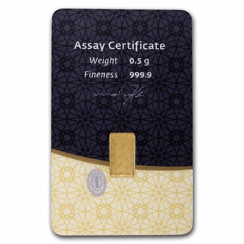 1/2 gram Gold Bar - Istanbul Gold Refinery (New Assay) - Picture 2 of 4