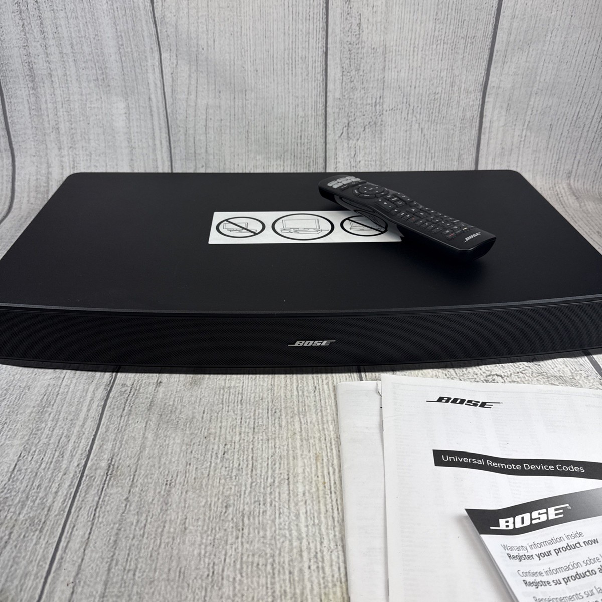 Bose Solo 15 Series II TV Sound System, with Remote & Manual