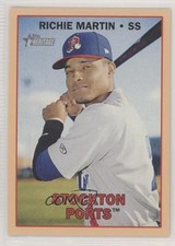 2016 Topps Heritage Minor League Edition Peach Border 23/25 Richie Martin 0c6