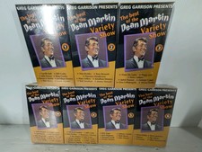 lot 7 VHS TAPES: The Best of The Dean Martin Variety Show BRAND NEW