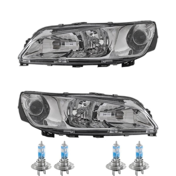 Scheinwerfer Set H7/H7 FüR Peugeot 306 Cabriolet 7D N3 N5 7A 7C 7E Inkl. Lampen-image