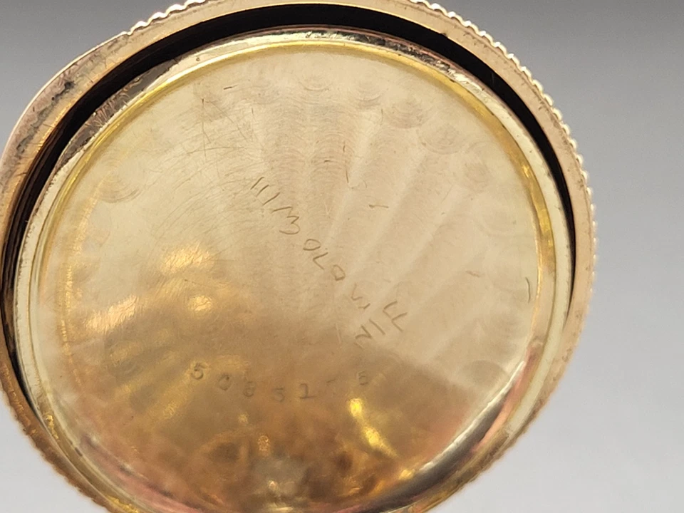 1901 Hampden GF Molly Stark 7J 3/0S Model 3 Pocket Watch Deuber Special Runs 32G - Image 4 of 4