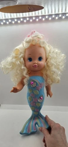 Vintage Little Lil Miss Mermaid “Singing”  Doll 14” Mattel 1991 Tested Works