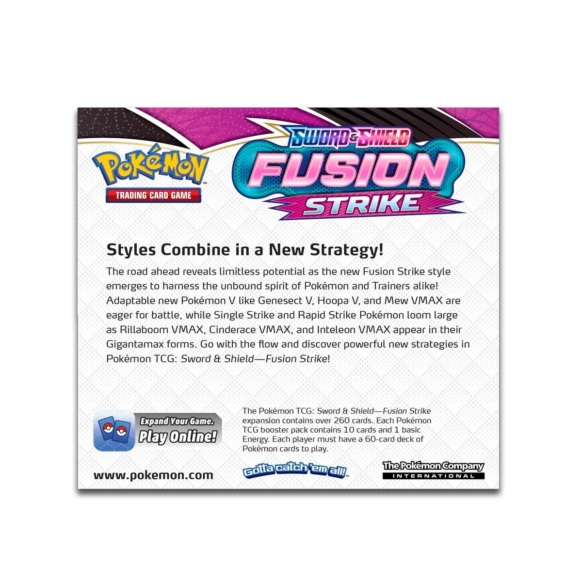 Pokemon TCG: Sword & Shield - Fusion Strike Booster Box - 36 Packs
