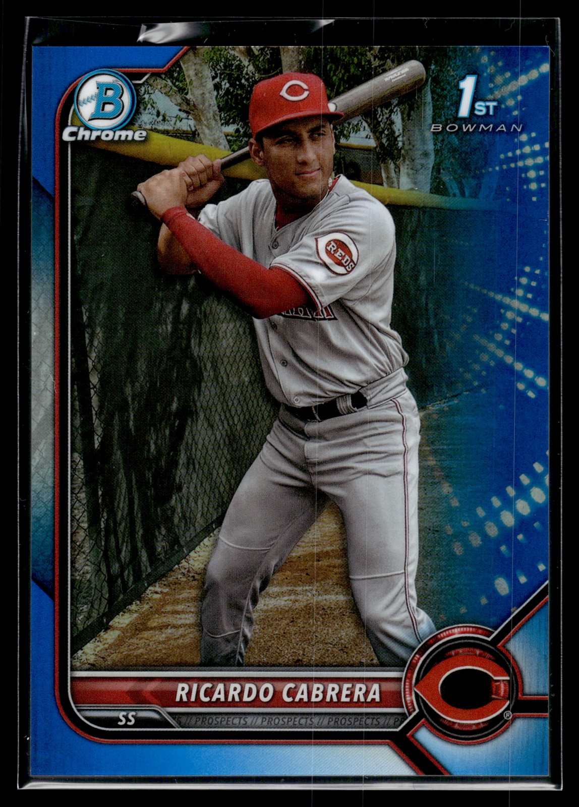 Ricardo Cabrera 2022 Bowman Chrome Blue Refractor Card /150 #BCP-158