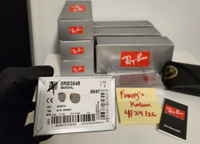 Ray-Ban Marshall ORB3648 Aviator Sunglasses Gold Metal Frame Green Lens 145mm